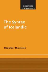 Syntax of Icelandic