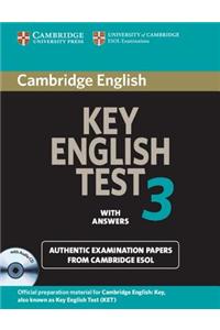 Cambridge Key English Test 3: With Answers [With CD (Audio)]