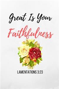 Great Is Your Faithfulness