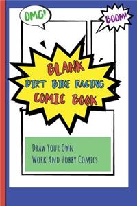 Blank Dirt Bike Racing Comic Book