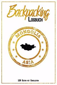 Backpacking Logbuch Mongolia Asia 120 Seiten mit Checklisten