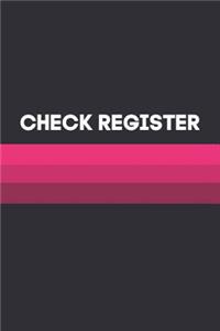 Check Register