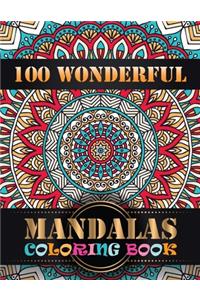 100 Wonderful Mandalas Coloring Book