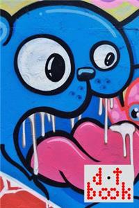 The Dot Book - A Dot Grid Notebook for Graphic Designers - Graffiti Series - 026