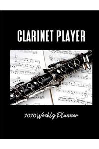 Clarinet Player 2020 Weekly Planner
