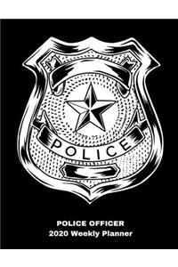 Police Officer 2020 Weekly Planner