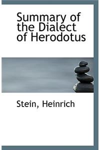 Summary of the Dialect of Herodotus