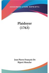 Plaidoyer (1763)