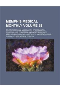 Memphis Medical Monthly Volume 38