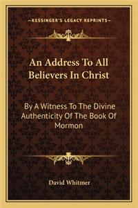 Address to All Believers in Christ