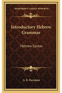 Introductory Hebrew Grammar