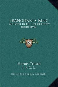 Frangipani's Ring