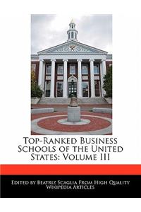 Top-Ranked Business Schools of the United States