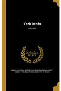 York Deeds; Volume 9