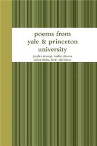 Poems from Yale and Princeton University