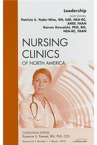 Leadership, an Issue of Nursing Clinics