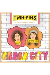 Broad City Twin Pins: Two Enamel Pins