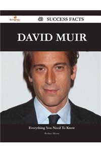 David Muir 40 Success Facts - Everything you need to know about David Muir