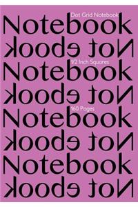 Dot Grid Notebook 1/2 Inch Squares 160 pages