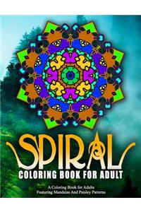 SPIRAL COLORING BOOKS FOR ADULTS - Vol.19