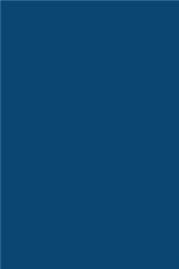 Journal Monaco Blue Color Simple Plain Monaco Blue