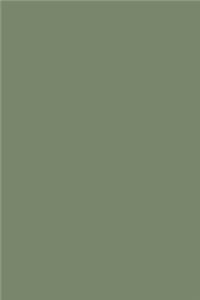 Journal Camouflage Green Color Simple Plain Green