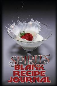 Spirits Blank Recipe Journal