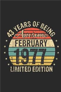 Born February 1977 Limited Edition Bday Gifts