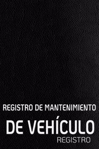 Registro de Mantenimiento de Vehículo