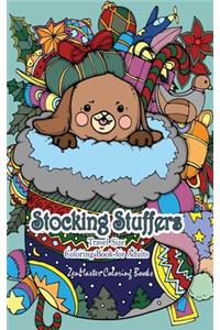 Stocking Stuffers Travel Size Coloring Book for Adults