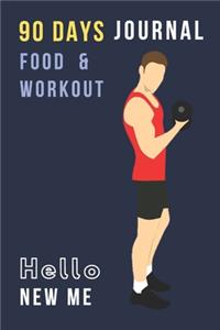 90 Days Journal Food & Workout