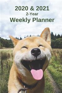 2020 & 2021 Weekly Planner - Two Year Appointment Book Gift - Two-Year Agenda Notebook for Jindo Dog Owners