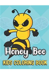 Honey Bee Kids Coloring Book