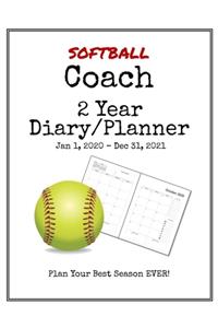 Softball Coach 2020-2021 Diary Planner
