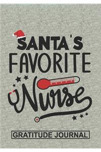 Santa's Favorite Nurse - Gratitude Journal