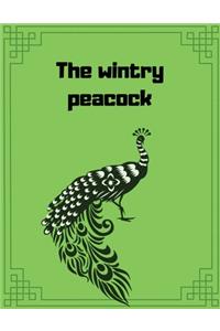 The wintry peacock: Lined Notebook Journal - the wintry peacock - 100 Pages - Large (8.5 x 11 inches)