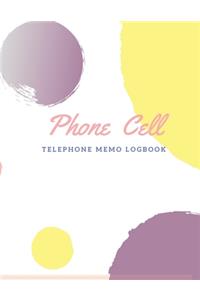 phone cell telephone memo log