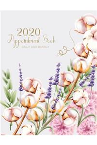 2020 Appointment Book Daily and Hourly