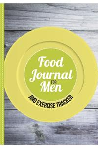 Food Journal For Men and Exercise Tracker