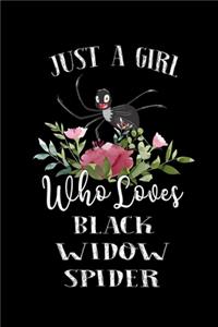 Just a Girl Who Loves Black Widow Spider
