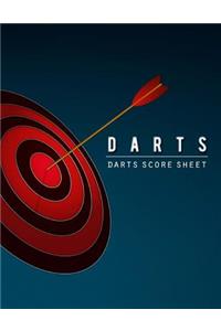 Darts Score Sheet