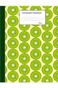 Kiwi Composition Notebook