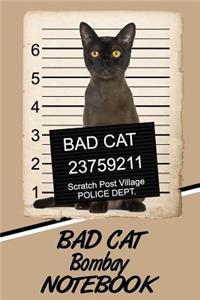 Bad Cat Bombay Notebook