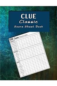 Clue Classic Score Sheet Book