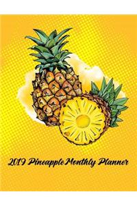 2019 Pineapple Monthly Planner
