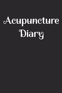 Acupuncture Diary -- Blank lined notebook journal