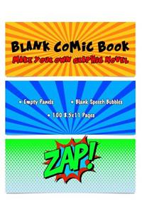 Blank Comic Book Make Your Own Graphic Novel