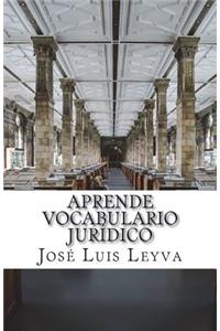 Aprende Vocabulario Jurídico