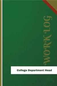 College Department Head Work Log