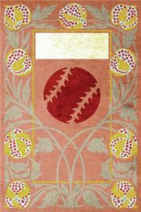 Monogram Baseball Notebook